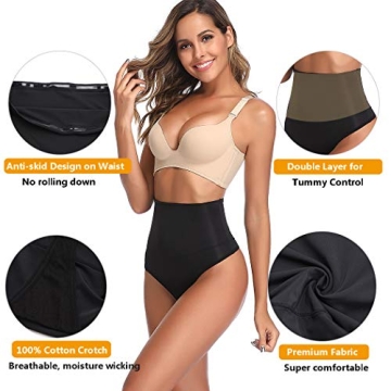 JOYSHAPER High Waist Shapewear Thong for Ultimate Tummy Control