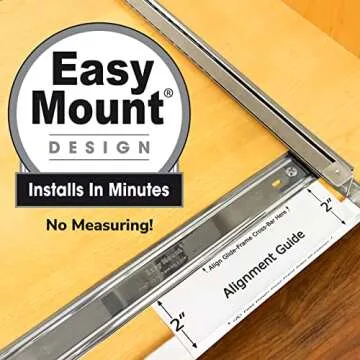 LYNK PROFESSIONAL Pull Out Cabinet Organizer for Kitchen