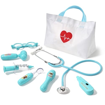 Phobby Kids Doctor Playset with Real Stethoscope and Bag