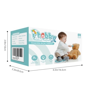 Phobby Kids Doctor Kit with Real Stethoscope