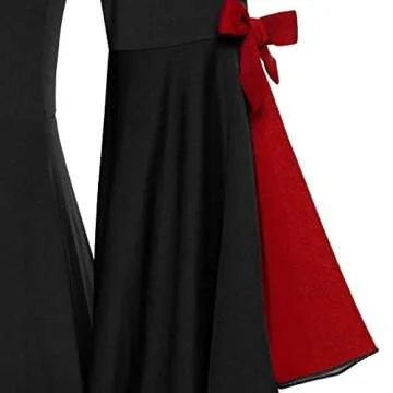 Aniywn Plus Size Gothic Tunic for Halloween Events