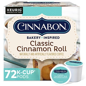 Cinnabon Classic Cinnamon Roll K-Cup Pods - 72 Count