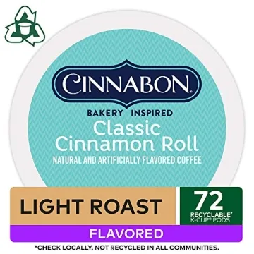 Cinnabon Classic Cinnamon Roll K-Cup Pods - 72 Count