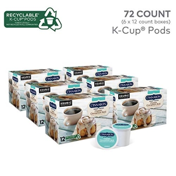 Cinnabon Classic Cinnamon Roll K-Cup Pods - 72 Count