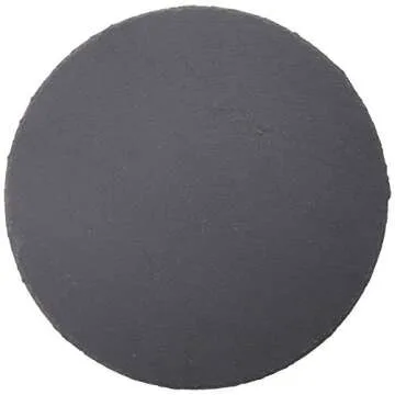 Cilio Slate Round Cheese Board, Natural Stone Tray for Serving Cheese, Charcuterie, Sushi, Appetizers, and More, Black, 11" diameter