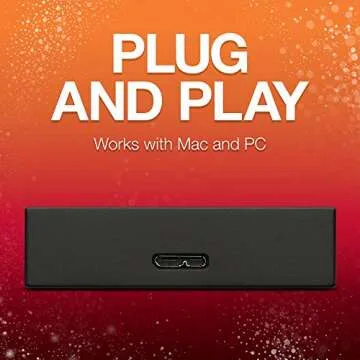 Seagate Backup Plus 4TB Portable Hard Drive for PC & Mac