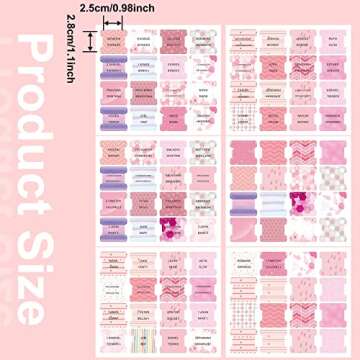 96 Bible Tabs - Perfect for Women & Girls Journaling