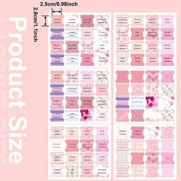 96 Bible Tabs - Perfect for Women & Girls Journaling