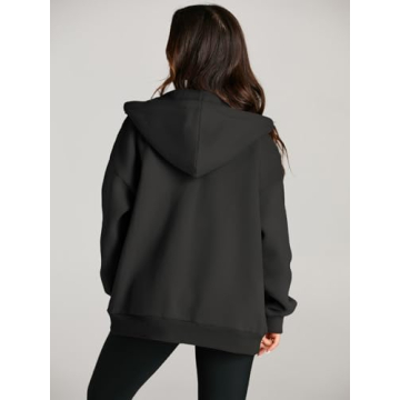 EFAN Women's Oversized Zip Up Hoodie | Fall Fashion 2024