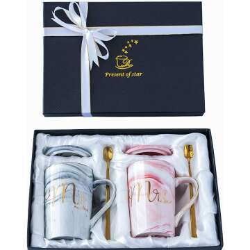 Mr & Mrs Coffee Mugs for Couples - Shop Now!