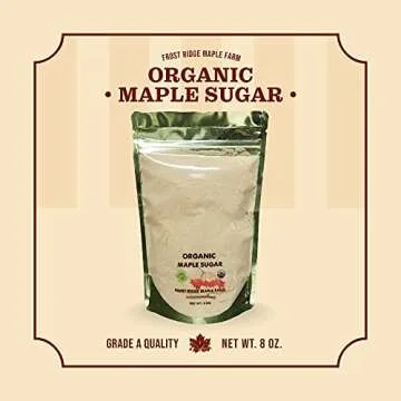 Frost Ridge Maple Farm Organic Maple Sugar - Grade A, 8 oz