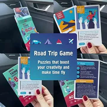 WELL BALANCED Road Trip Games for Adults - Car Games for Adults - Travel Games