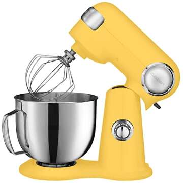 Cuisinart SM-50Y Stand Mixer, Yellow