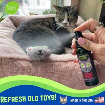 Smokey's Stash Catnip Spray for Cats from 2 Ounce Fresh Premium Maximum Potency nip Treat