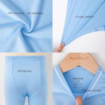 pureborn Toddler Pajamas Set - Soft & Snug 2T Sleepwear