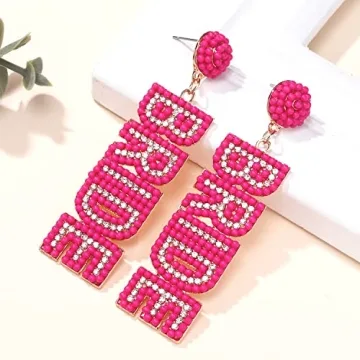 Elegant Rhinestone Bride Earrings for Special Occasions