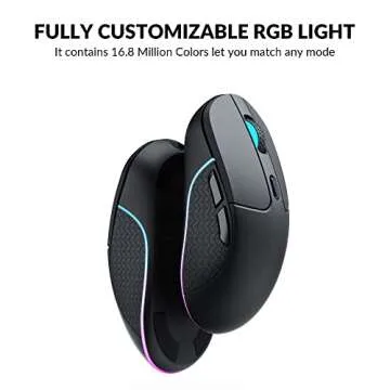 Keychron M3 Wireless Mouse with 26,000 DPI & RGB Lighting
