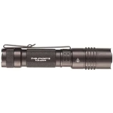 Streamlight 88063 ProTac 2L-X 500-Lumen EDC High Performance Multi-Fuel Tactical Flashlight, Includes CR123A Batteries, Holster, and Clip, Box, Black