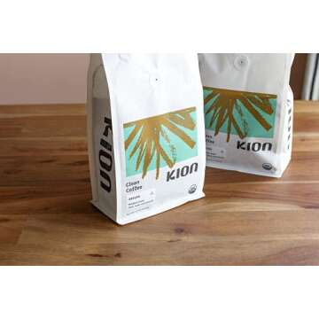 Kion Organic Coffee | Tested for Toxins | Roasted to Maximize Health and Taste | Medium Roast 12 Oz (1 Pack)