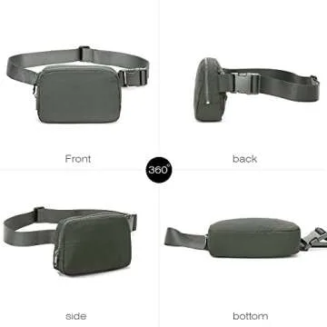 Durable Adjustable Waist Pack for Hiking and Travel