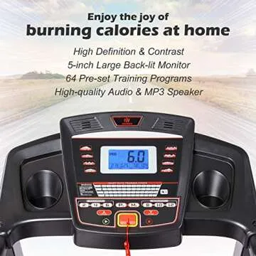 ADVENOR Treadmill 3.0 HP - Foldable Electric Running Machine