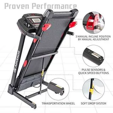 ADVENOR Treadmill 3.0 HP - Foldable Electric Running Machine