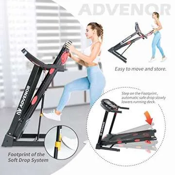 ADVENOR Treadmill 3.0 HP - Foldable Electric Running Machine