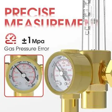 Yeswelder Argon/CO2 Mig Tig Flow Meter Gas Regulator Gauge Welding Weld