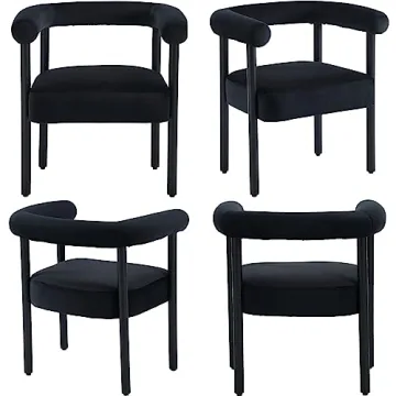 BESTANO Mid-Century Modern Dining Chairs Set of 2