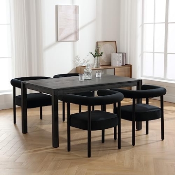 BESTANO Mid-Century Modern Dining Chairs Set of 2