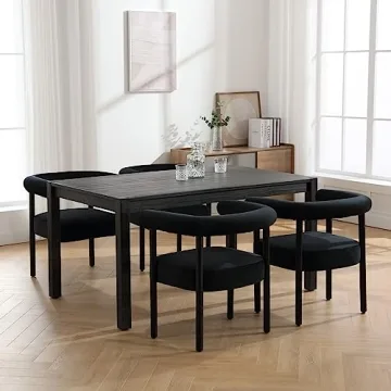 BESTANO Mid-Century Modern Dining Chairs Set of 2