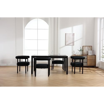 BESTANO Mid-Century Modern Dining Chairs Set of 2