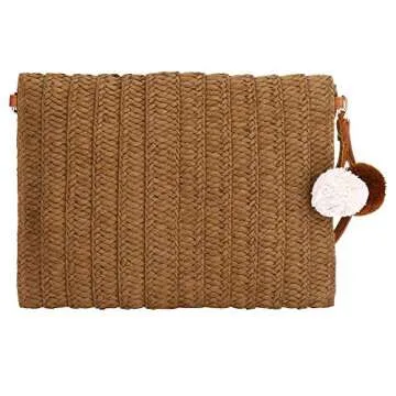 YYW Straw Clutch - Stylish Handbag for Every Occasion
