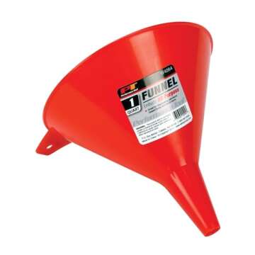 Performance Tool W4064 Funnel: 1 Quart, Durable & Versatile