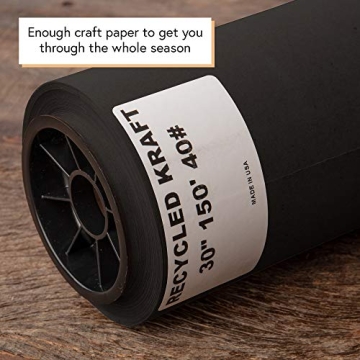 DIY Crew Black Wrapping Paper Roll for Every Occasion