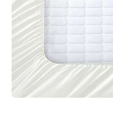 RedTom Silk Satin Sheets Full Size, Ivory White Silk Sheets Set, 4-Pcs Ultra Soft Silky 15" Deep Pocket Satin Bed Sheets Set with 1 Fitted Sheet, 1 Flat Sheet and 2 Envelope Pillow Cases