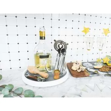 madesmart Basic Turntable, Single Level, White