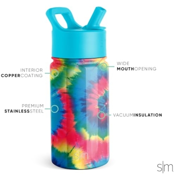 Fun Insulated Kids Water Bottle | Simple Modern Summit 14oz