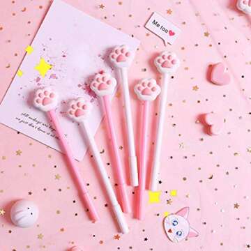 Cute and Colorful Kawaii Gel Pens Set for All Ages