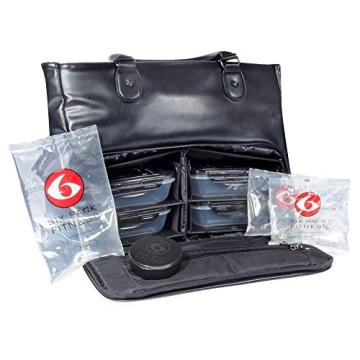 Chic and Functional 6 Pack Fitness Meal Management Tote