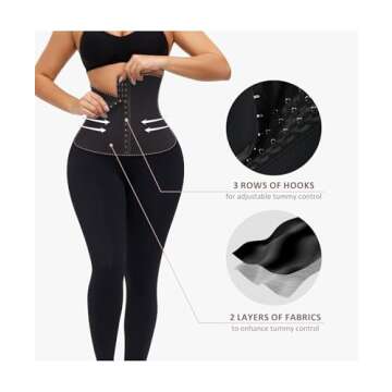FeelinGirl High Waisted Compression Leggings for Women