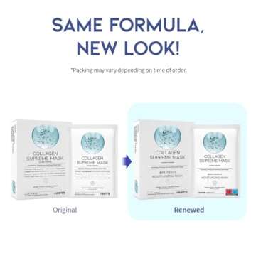 #OOTD Collagen Hydrating Sheet Masks for Face - Vegan Anti-Aging Korean Skincare