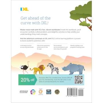 IXL The Ultimate 6th Grade Math Workbooks - Comprehensive Math Skills Development for Ages 11-12