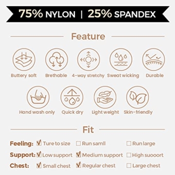 Aoxjox Long Sleeve Workout Crop Top Women - Deep V Style