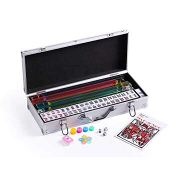 Complete American Mahjong Set with Aluminum Case