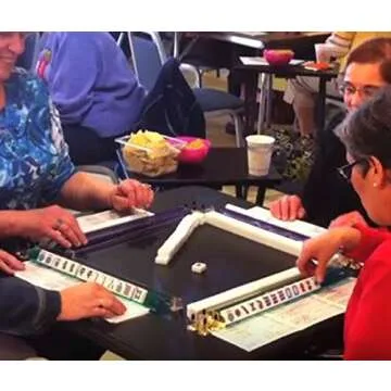 Complete American Mahjong Set with Aluminum Case