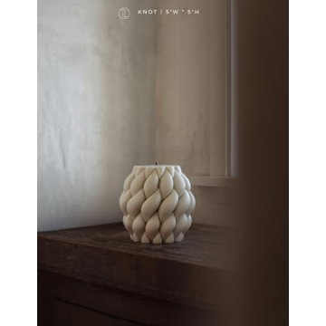 LAWA Knot Ball Candle - Elegant Scented Handmade Candle