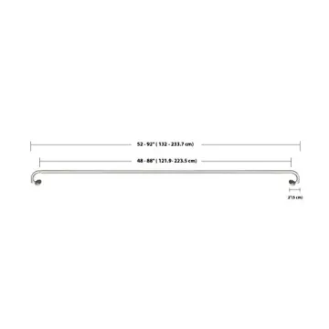 Amazon Basics Adjustable Room Darkening Curtain Rod