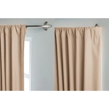 Amazon Basics Adjustable Room Darkening Curtain Rod