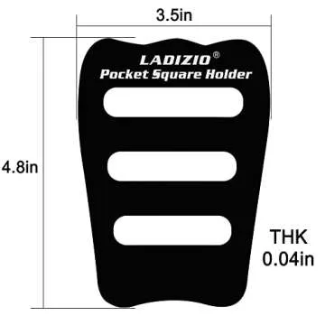 LADIZIO Pocket Square Holder - Stylish Accessories for Men’s Attire